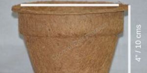 Brown Round Coir Pot