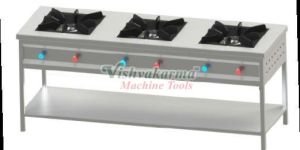 3 Burner Indian Cooking Range