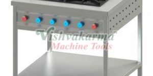 4 Burner Indian Cooking Range