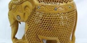 Wooden Elephant Statue