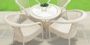 Wicker Chair Table Set