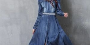 Ladies Denim Gown
