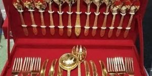 Brass Cutlery Set
