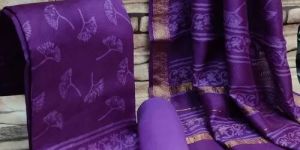 Ladies Printed Silk Suit