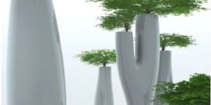 Tree Shaped Modern Large FRP Garden Flower Pot