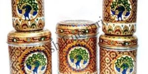Meenakari Steel Boxes