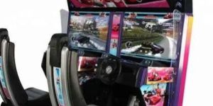Black Car Racing Arcade Game
