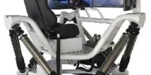 VR Headset Six Axle Racing Car