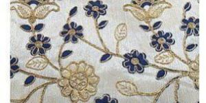 Embroidered Silk Fabric