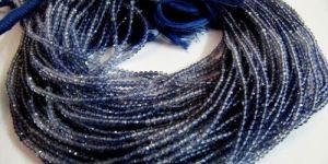 Blue Sapphire Shaded Beads