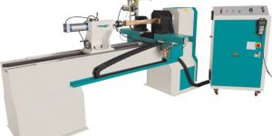 Mild Steel CNC Wood Turning Lathe Machine