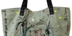 Cotton Canvas Printed Bag