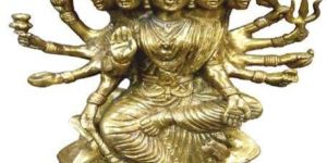 Brass Goddess Laxmi Statue