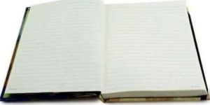 White Plain Spiral Notebook