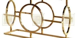 Console Table with Glass Top