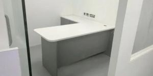 Wooden Office Table with Storage