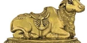 Brass Nandi Statue