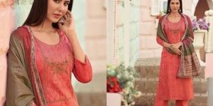 Cotton Embroidered Suits