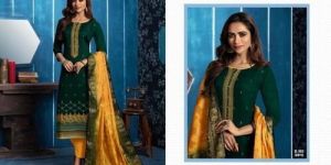 Silk Cotton Punjabi Suits