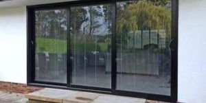 Black UPVC Sliding Door