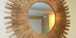 Wooden Designer Mirror