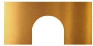 Brass Rectangular Slot Type Shim