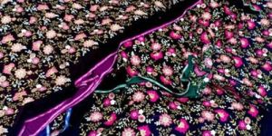 Embroidered Velvet Fabric