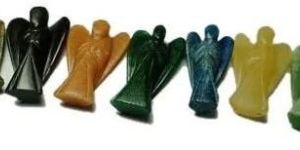 Gemstone Angel Statue