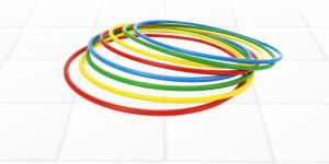Grip Gymnastics Hoop (Double Color)