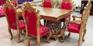 Wooden Carved Dining Set