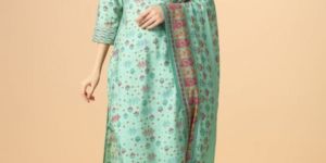 Digital Printed Cotton Kurti Pant Dupatta