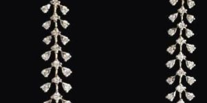 Long Chain Diamond Earrings