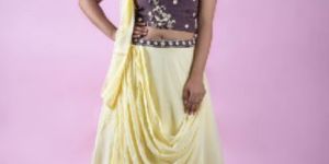 CROP TOP / LONG GOWN