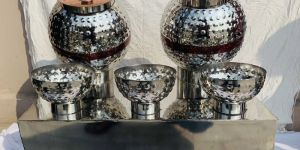 Steel Pani Puri Cutlery Set