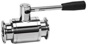 Pharma Single Piece Design 2 Way TC End Ball Valve