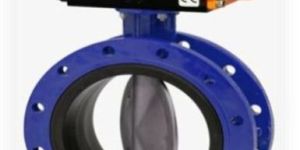 Pneumatic Actuator Operated Double Flange Butterfly Valve