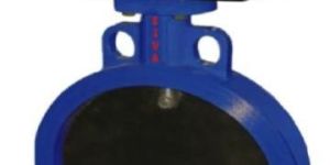 Pneumatic Actuator Operated Wafer Type Damper Butterfly Valve