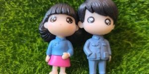 Couple Fairy Garden Toys