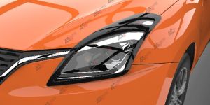 Garnish Car Black Finish Head Lamp