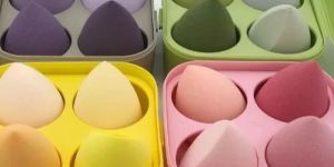 Beauty Makeup Blender Sponge Case Set