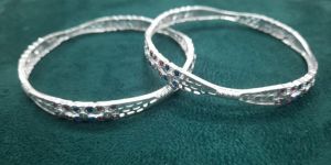 Designer Silver Bangles
