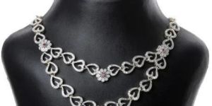 Ethnic Platinum Necklace