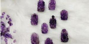 Amethyst Ganesha Idol