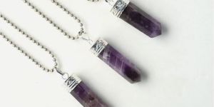 Crystal Pencil Pendant