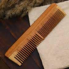 Neem Wood Comb(Dual Teeth Comb)