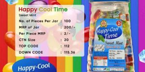 Happy Cool Time Sweet Mint Flavoured Toffee