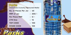 Parks Chocolate Crunchy Flavoured Wafers