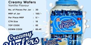 Vanilla Flavour Creamy Wafers