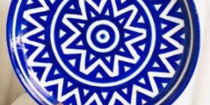 Hand Painted Ceramic Plate