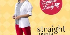 Ladies Plus Size Straight Pant